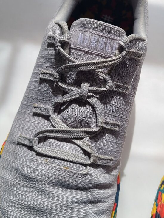 Nobull Allday Gray Arctic Wild Marigold Sneaker Men US9 Ripstop Running Gym main image 6